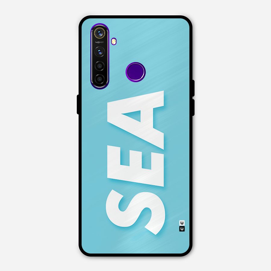 Aqua Sea Metal Back Case for Realme 5 Pro
