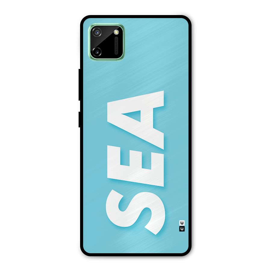 Aqua Sea Metal Back Case for Realme C11