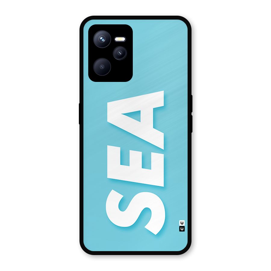 Aqua Sea Metal Back Case for Realme C35