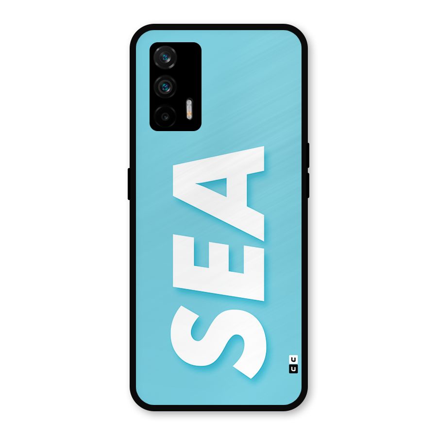 Aqua Sea Metal Back Case for Realme GT 5G
