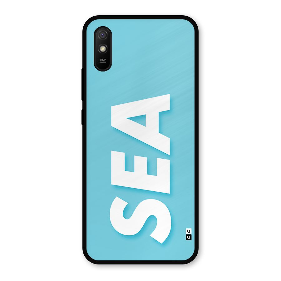 Aqua Sea Metal Back Case for Redmi 9i