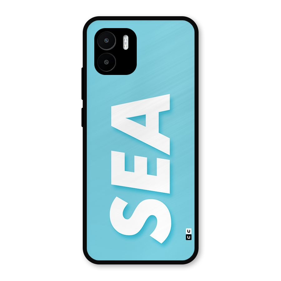 Aqua Sea Metal Back Case for Redmi A1