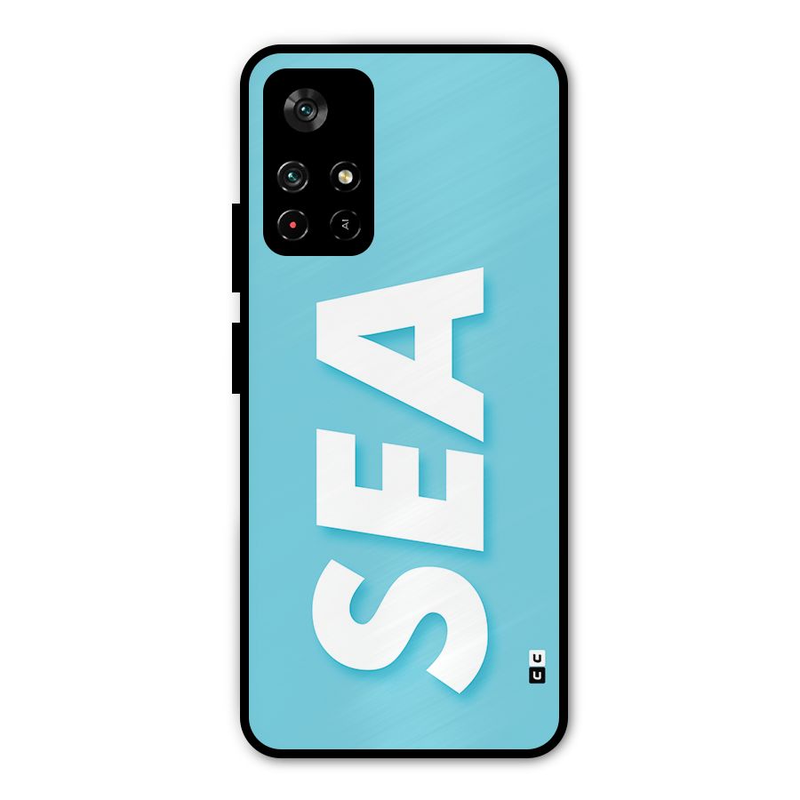 Aqua Sea Metal Back Case for Redmi Note 11T 5G