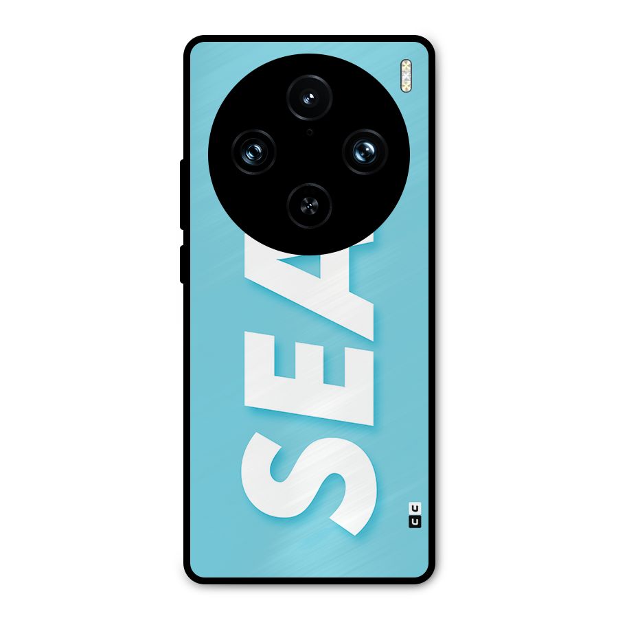 Aqua Sea Metal Back Case for Vivo X100 Pro