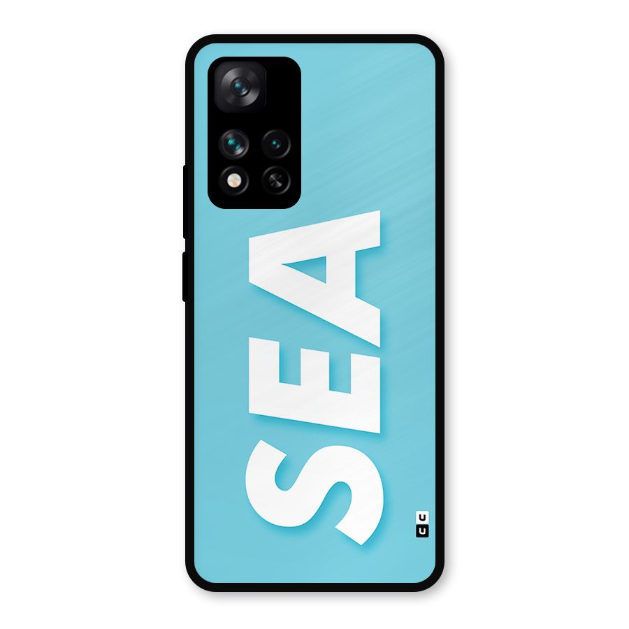 Aqua Sea Metal Back Case for Xiaomi 11i Hypercharge 5G