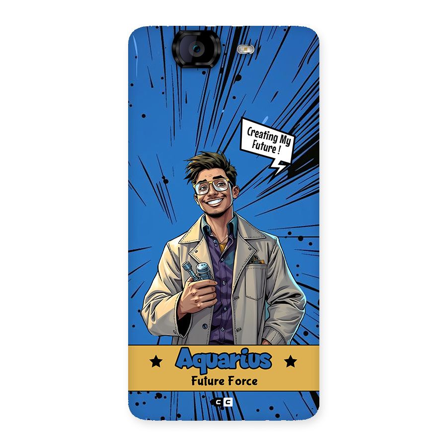 Aquarius Force Back Case for Canvas Knight A350