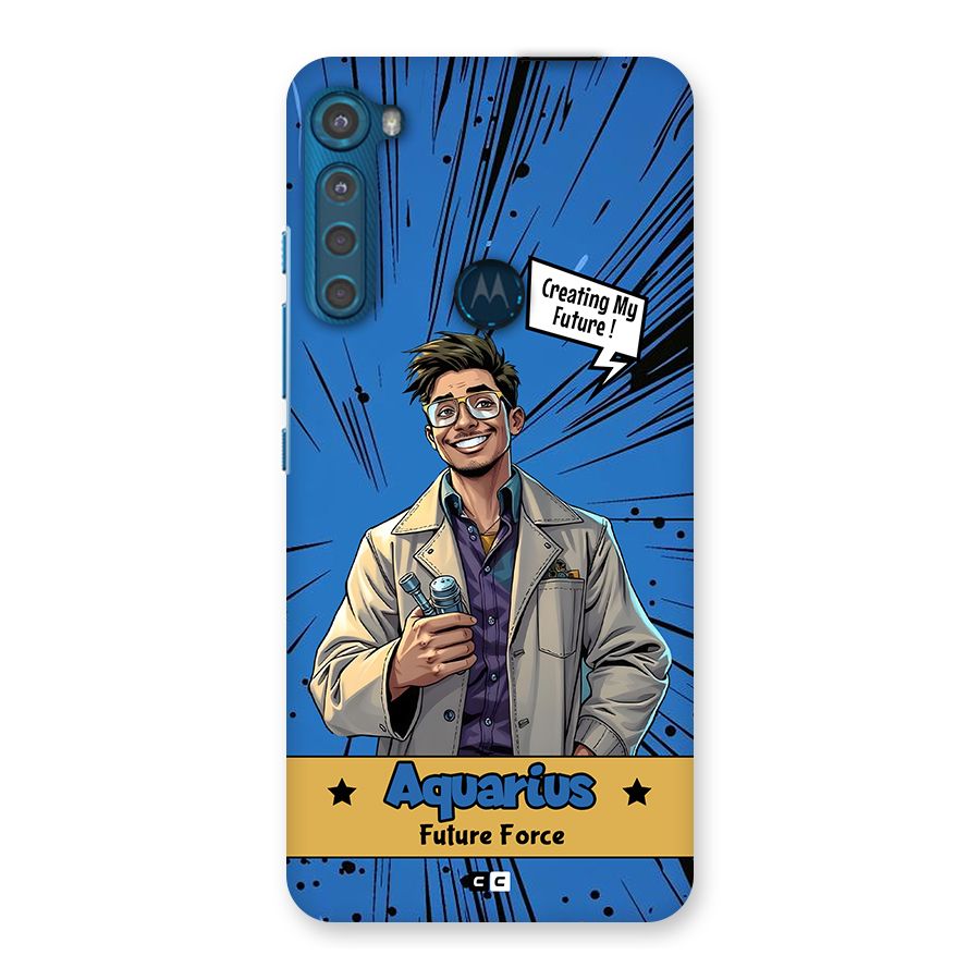 Aquarius Force Back Case for Motorola One Fusion Plus