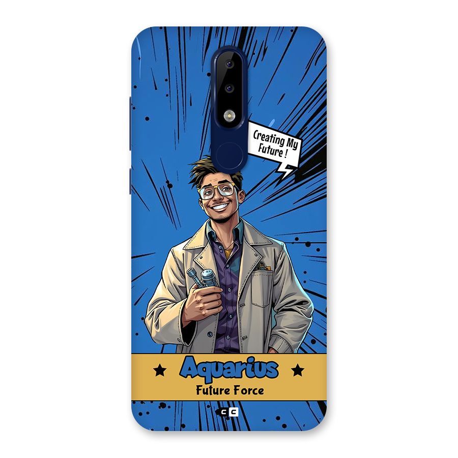 Aquarius Force Back Case for Nokia 5.1 Plus