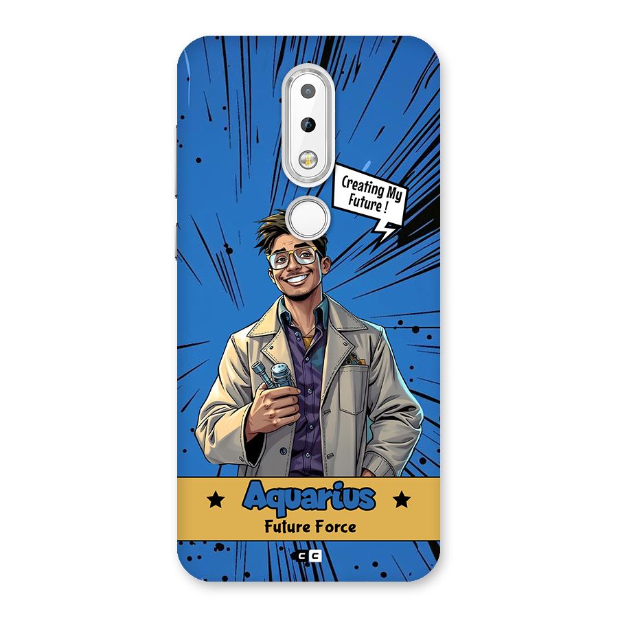 Aquarius Force Back Case for Nokia 6.1 Plus