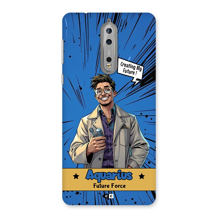 Aquarius Force Back Case for Nokia 8