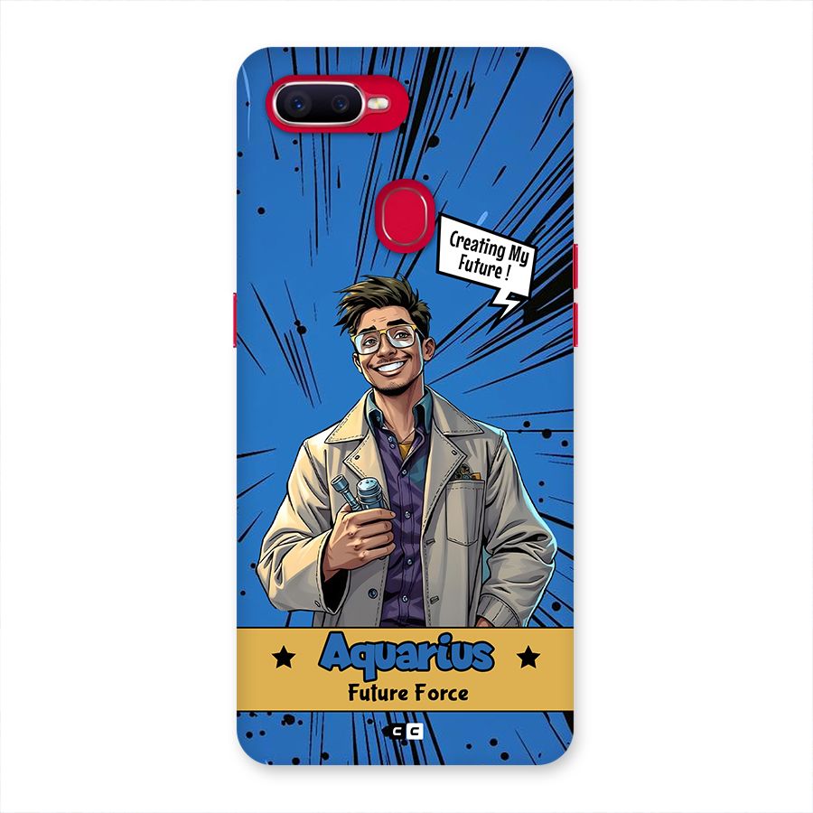Aquarius Force Back Case for Oppo F9 Pro