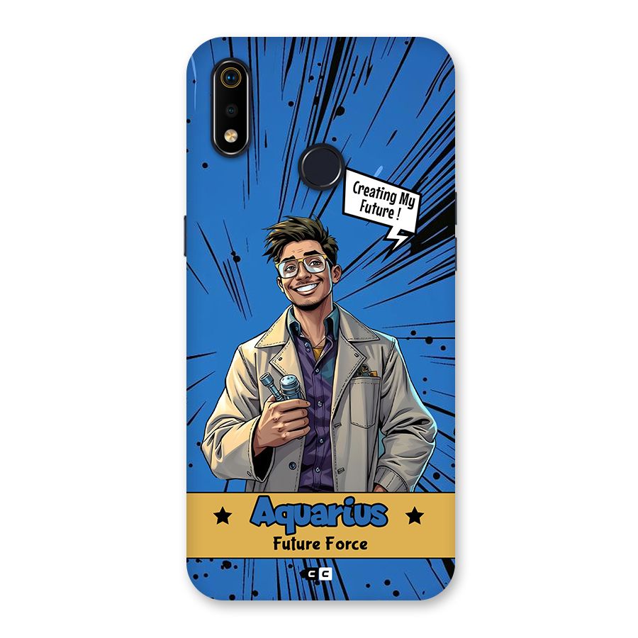 Aquarius Force Back Case for Realme 3i