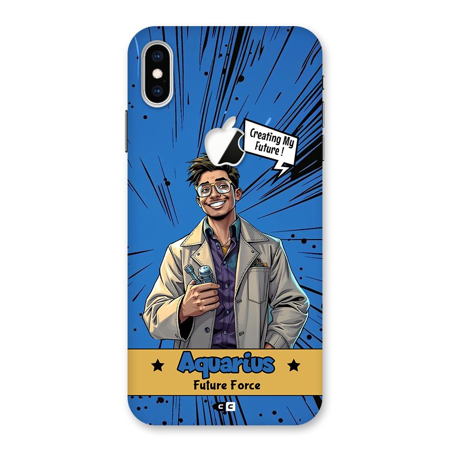 Aquarius Force Back Case for iPhone XS Max Apple Cut