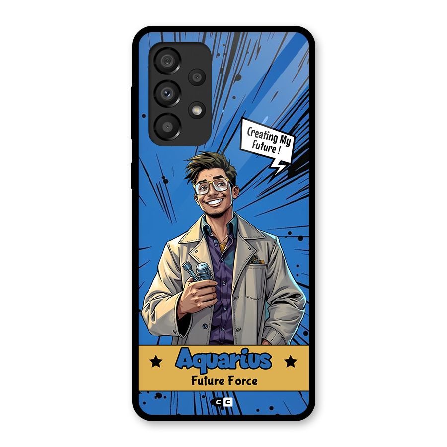 Aquarius Force Glass Back Case for Galaxy A33 5G