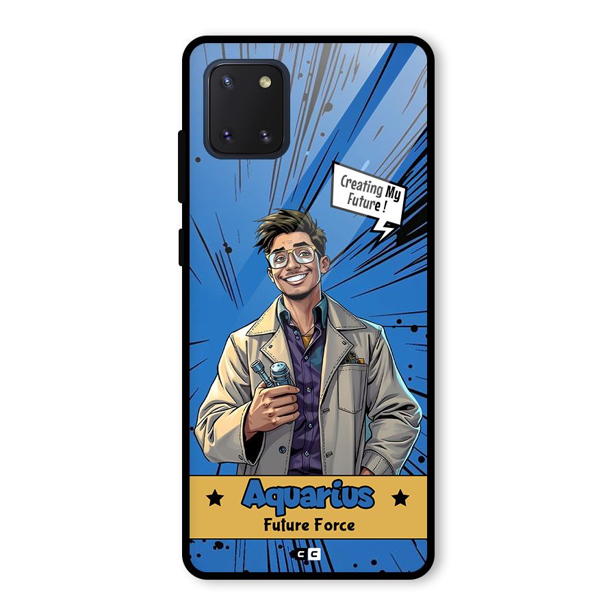Aquarius Force Glass Back Case for Galaxy Note 10 Lite