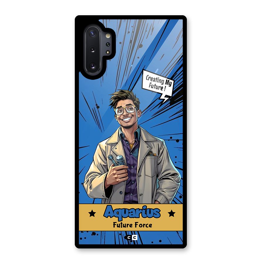 Aquarius Force Glass Back Case for Galaxy Note 10 Plus