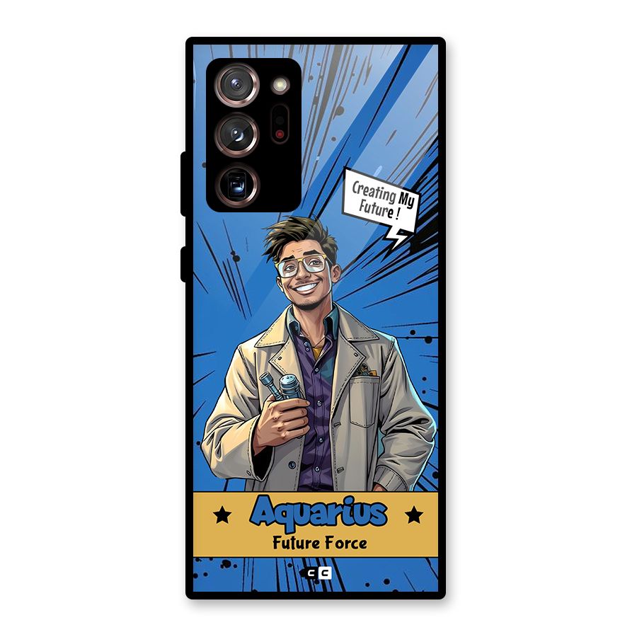 Aquarius Force Glass Back Case for Galaxy Note 20 Ultra