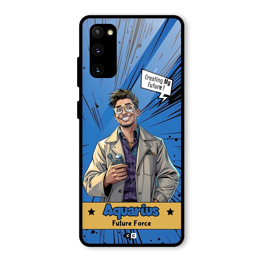 Aquarius Force Glass Back Case for Galaxy S20 FE 5G