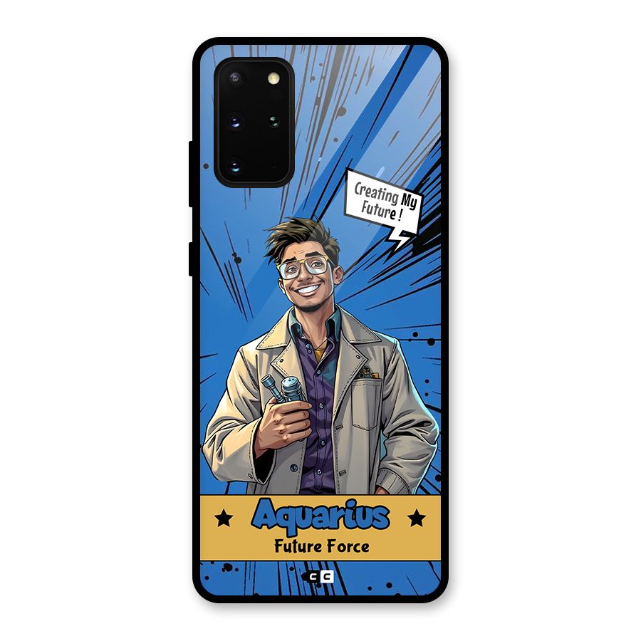 Aquarius Force Glass Back Case for Galaxy S20 Plus