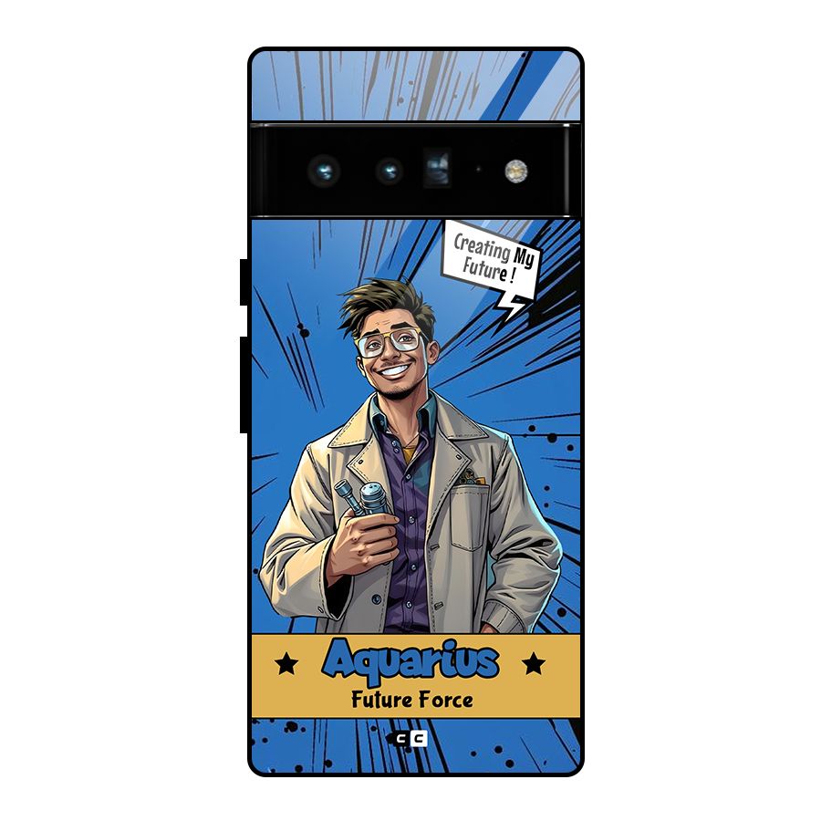 Aquarius Force Glass Back Case for Google Pixel 6 Pro