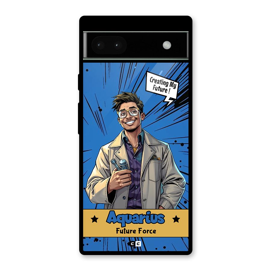 Aquarius Force Glass Back Case for Google Pixel 6a