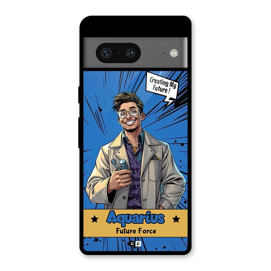 Aquarius Force Glass Back Case for Google Pixel 7