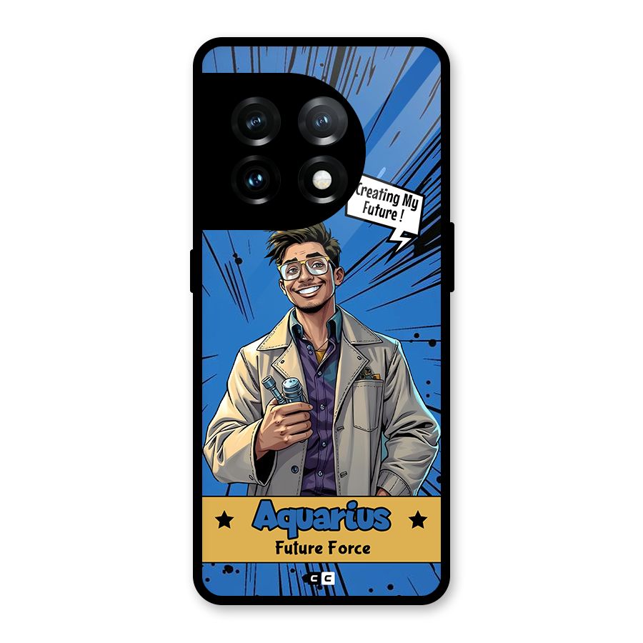 Aquarius Force Glass Back Case for OnePlus 11