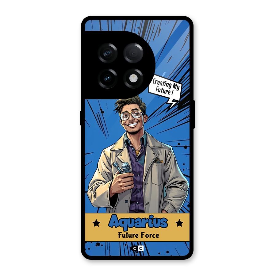 Aquarius Force Glass Back Case for OnePlus 11R