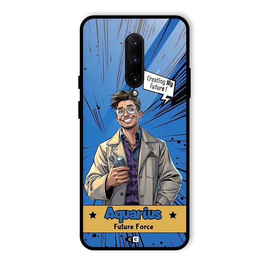 Aquarius Force Glass Back Case for OnePlus 7 Pro