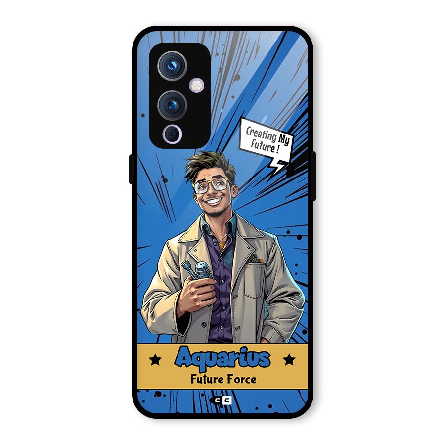 Aquarius Force Glass Back Case for OnePlus 9