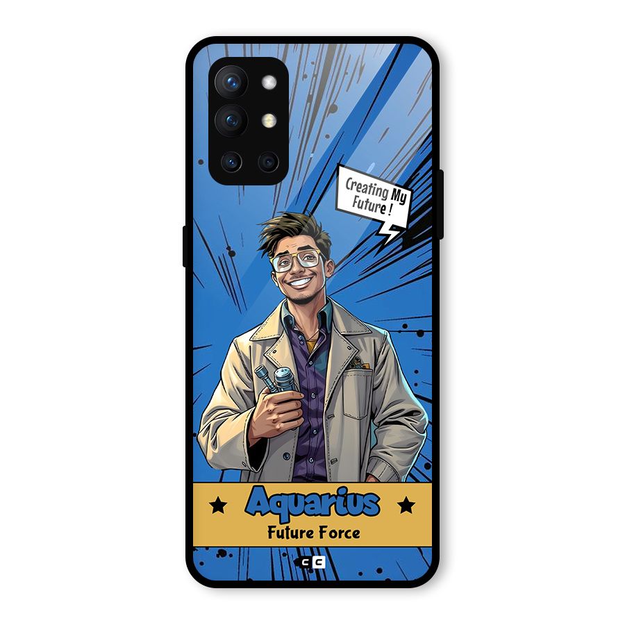 Aquarius Force Glass Back Case for OnePlus 9R