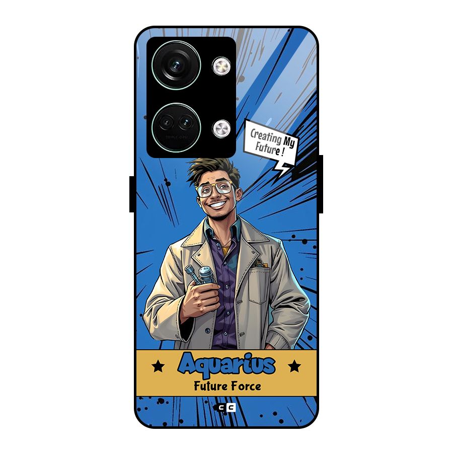 Aquarius Force Glass Back Case for Oneplus Nord 3