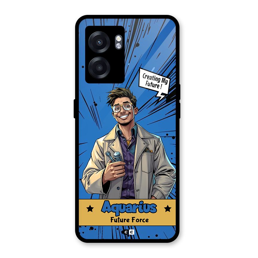 Aquarius Force Glass Back Case for Realme Narzo 50 5G