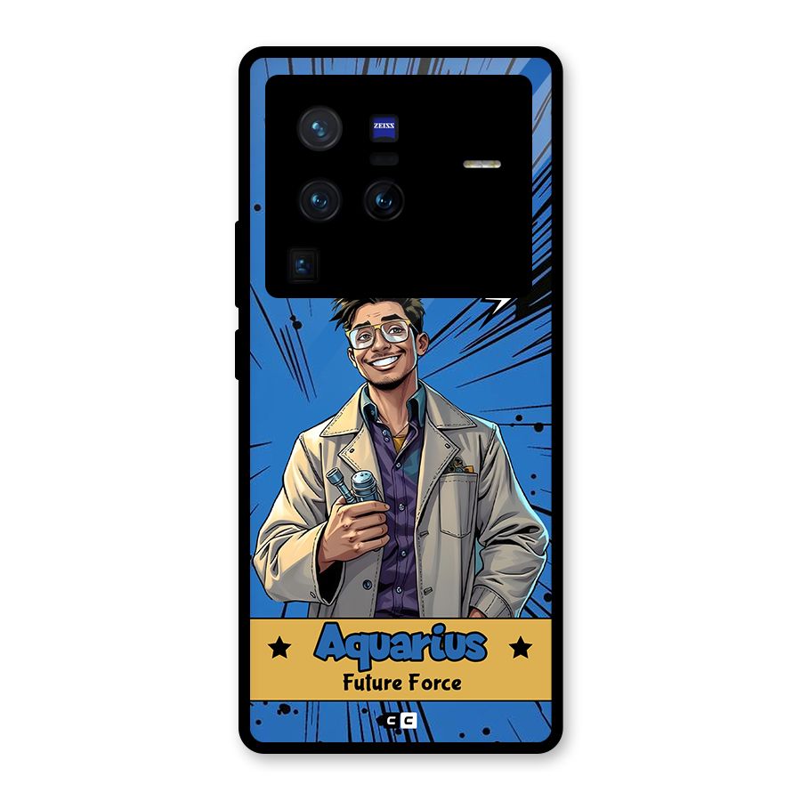 Aquarius Force Glass Back Case for Vivo X80 Pro