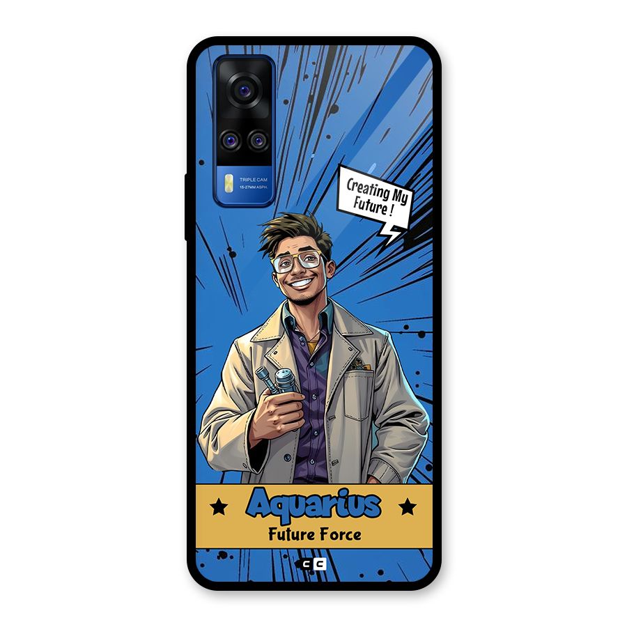Aquarius Force Glass Back Case for Vivo Y51