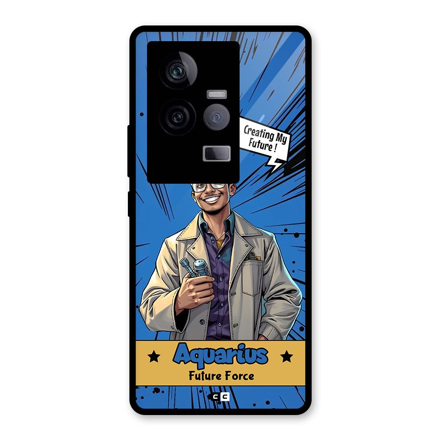 Aquarius Force Glass Back Case for Vivo iQOO 11 5G