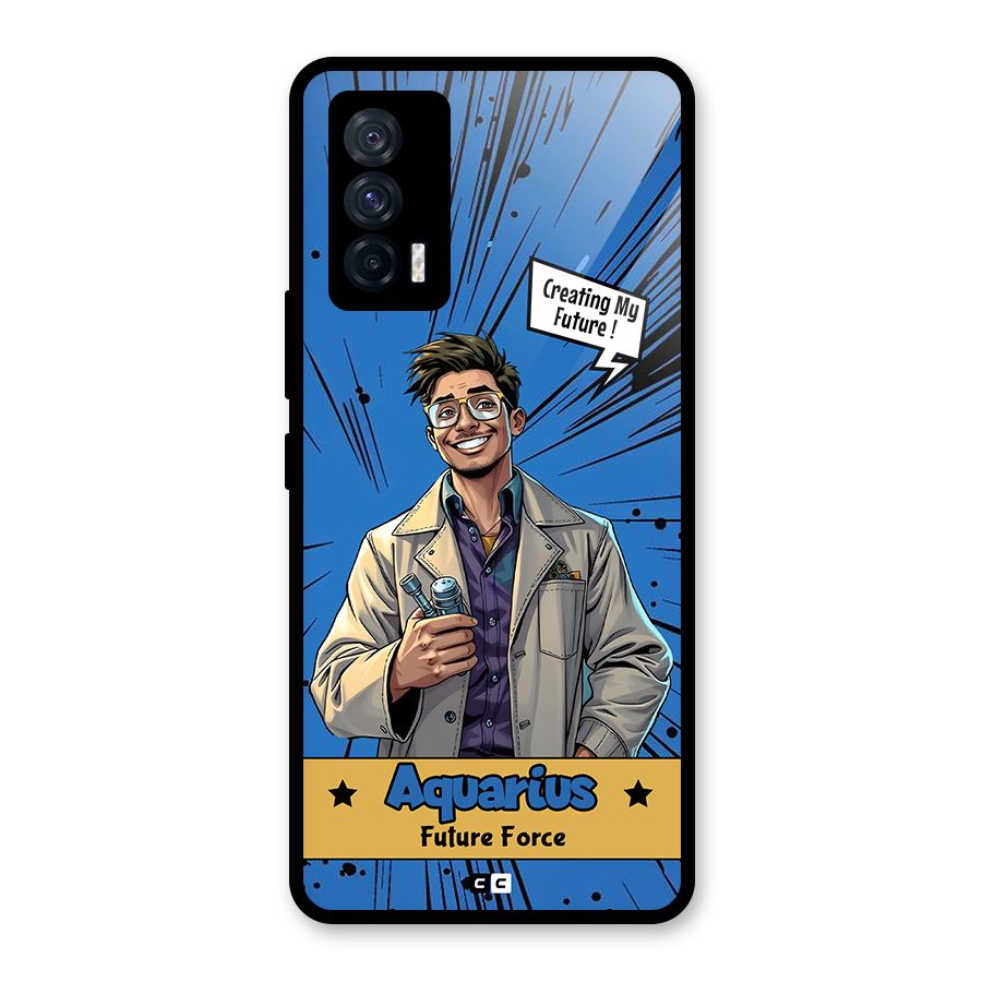 Aquarius Force Glass Back Case for Vivo iQOO 7 5G