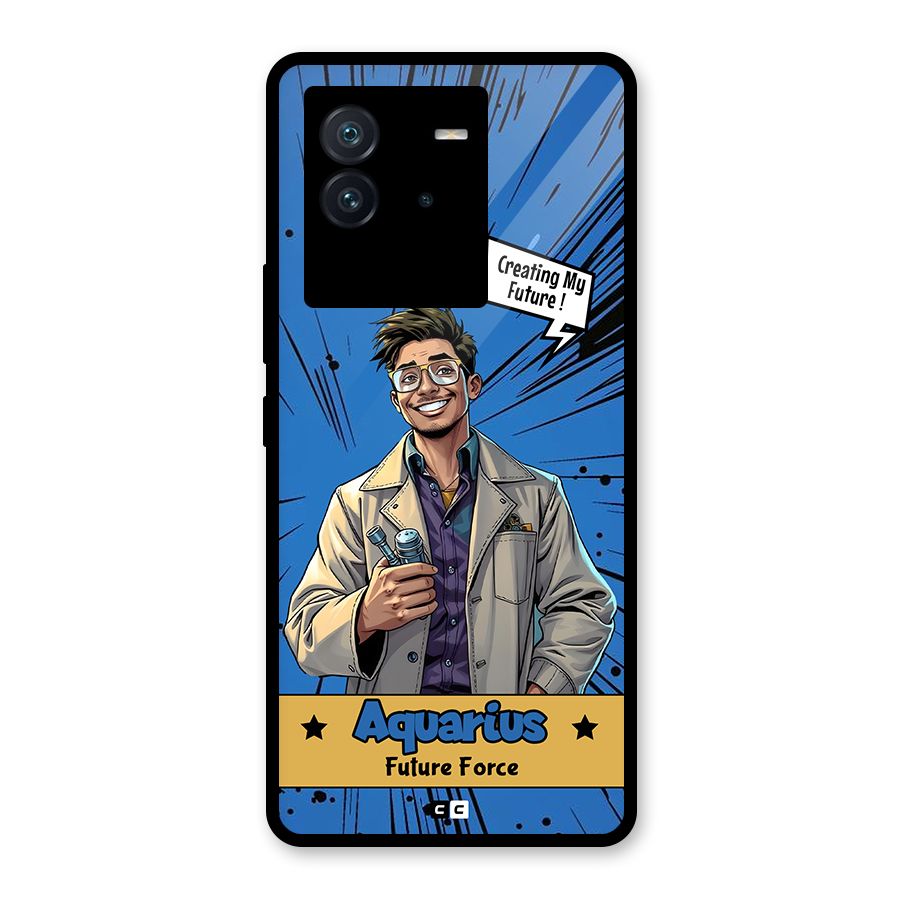 Aquarius Force Glass Back Case for Vivo iQOO Neo 6 5G