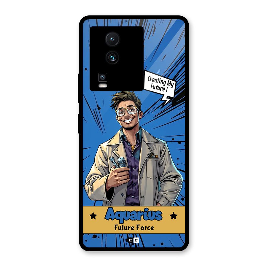 Aquarius Force Glass Back Case for Vivo iQOO Neo 7