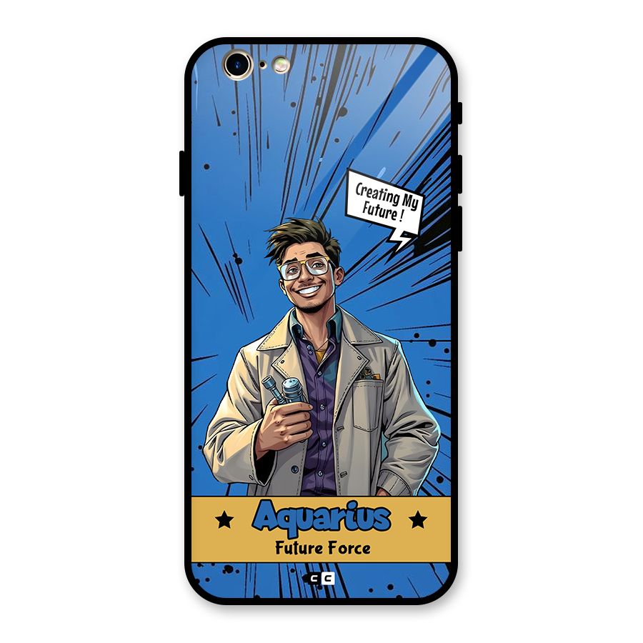 Aquarius Force Glass Back Case for iPhone 6 6S