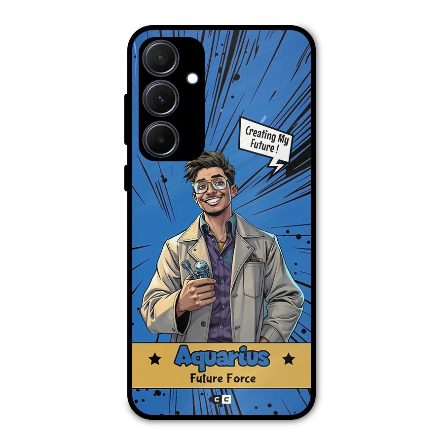 Aquarius Force Metal Back Case for Galaxy A35