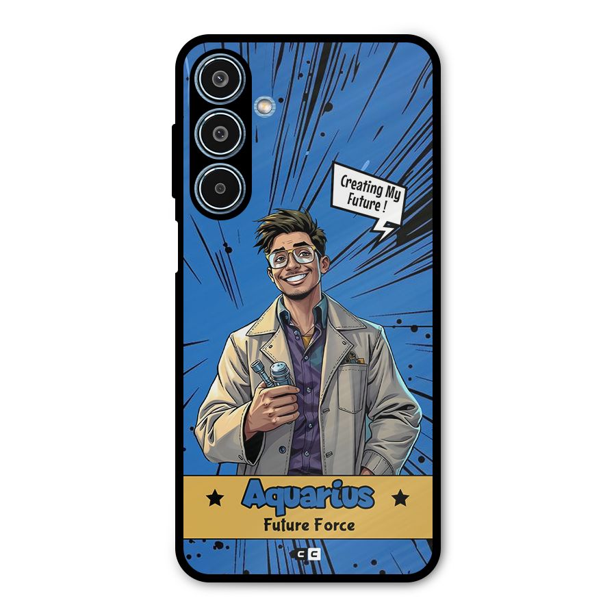 Aquarius Force Metal Back Case for Galaxy M35