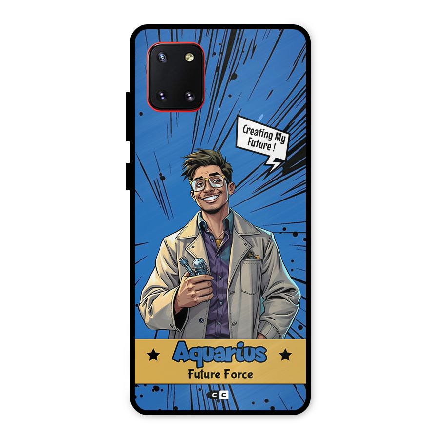 Aquarius Force Metal Back Case for Galaxy Note 10 Lite