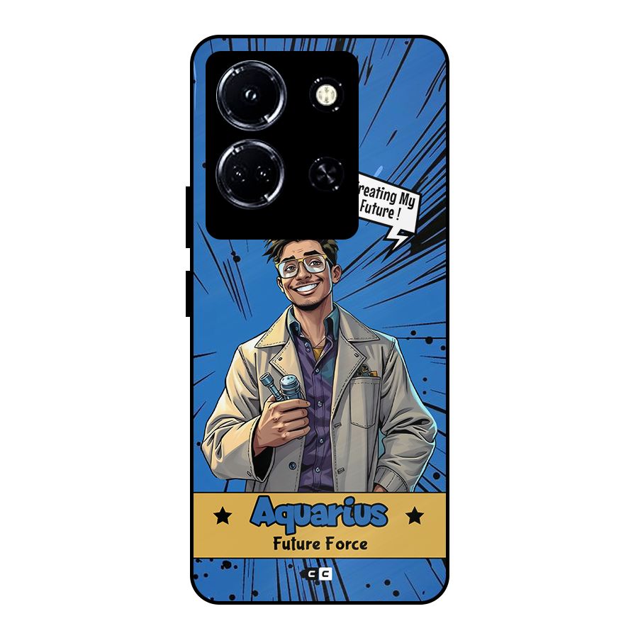 Aquarius Force Metal Back Case for Infinix Note 30 5G