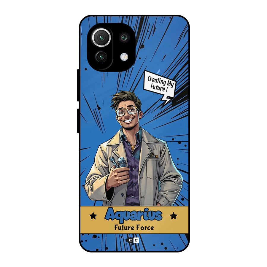 Aquarius Force Metal Back Case for Mi 11 Lite NE 5G