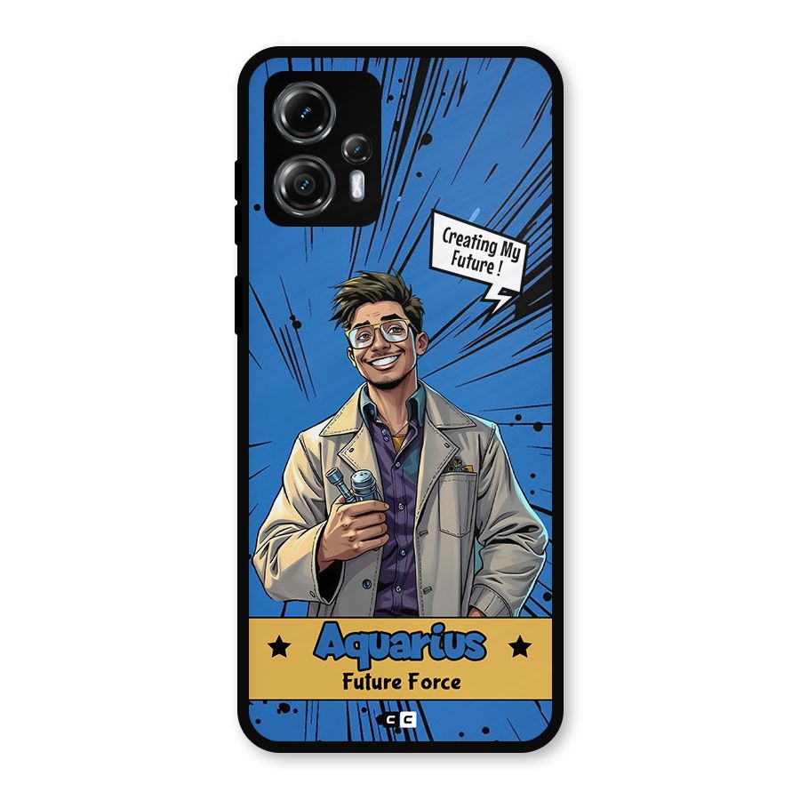 Aquarius Force Metal Back Case for Moto G13