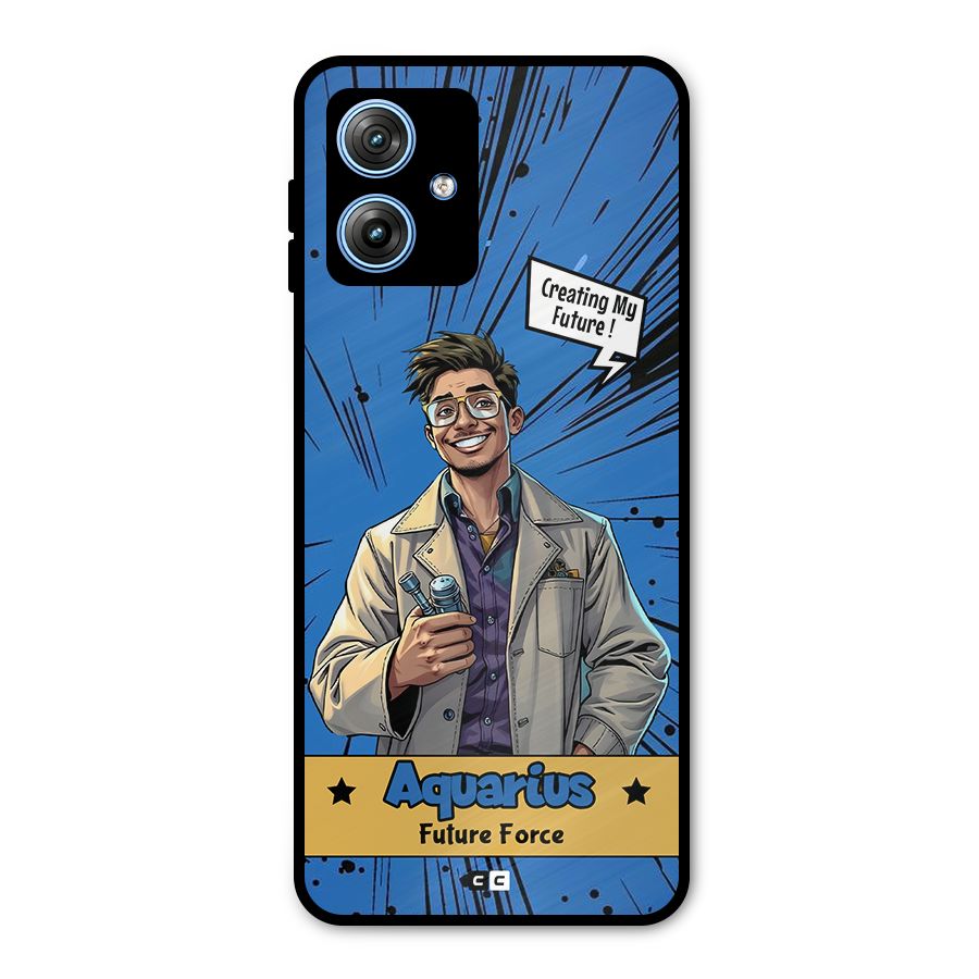 Aquarius Force Metal Back Case for Moto G54