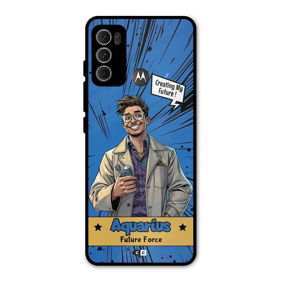 Aquarius Force Metal Back Case for Moto G60