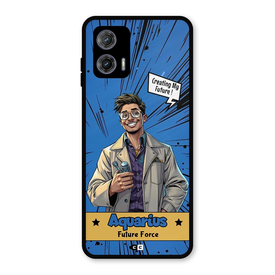 Aquarius Force Metal Back Case for Moto G73