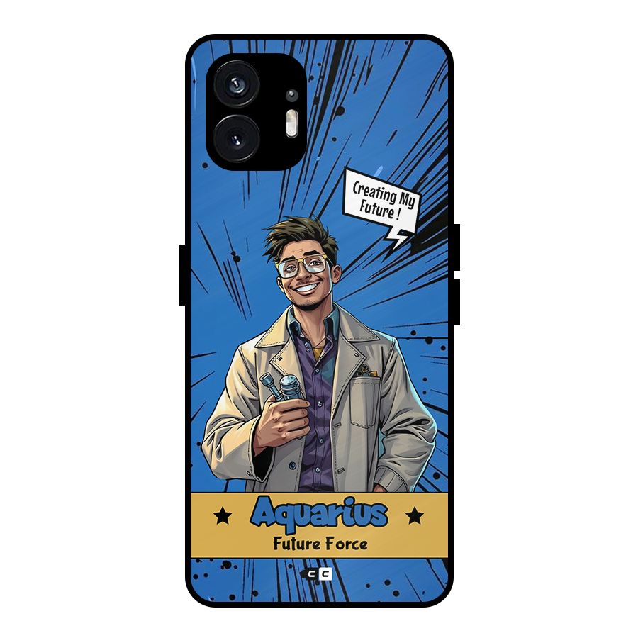 Aquarius Force Metal Back Case for Nothing Phone 2